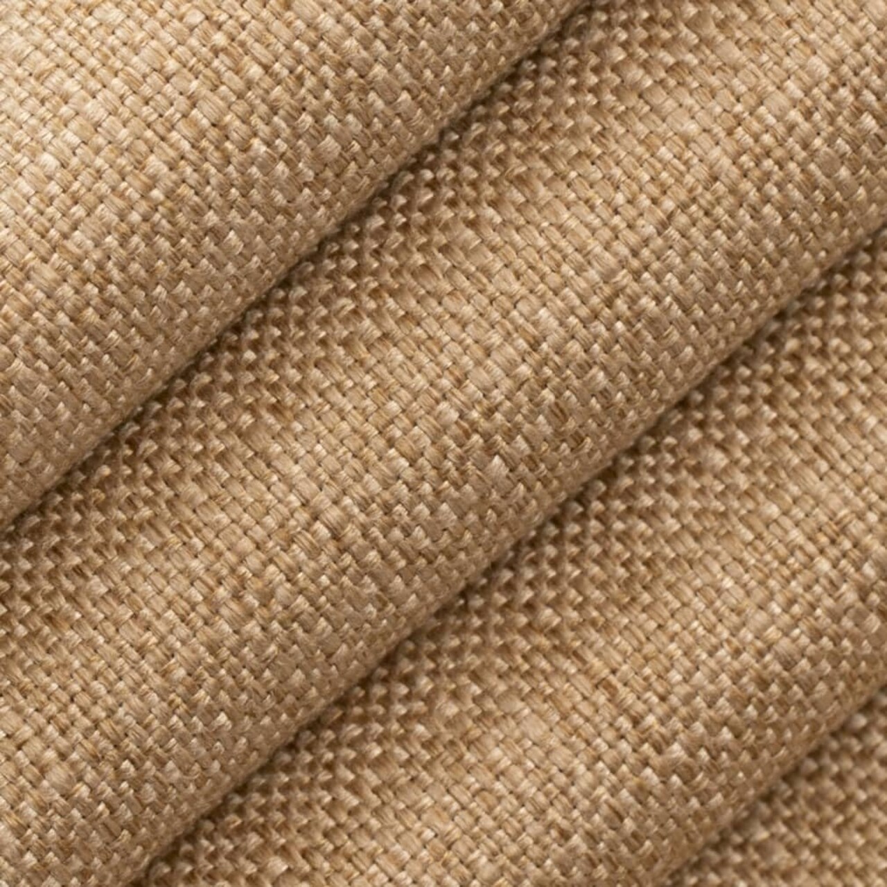 Natural Linen Look Textured Upholstery Fabric by The Yard - SKU: Lambert Saffron